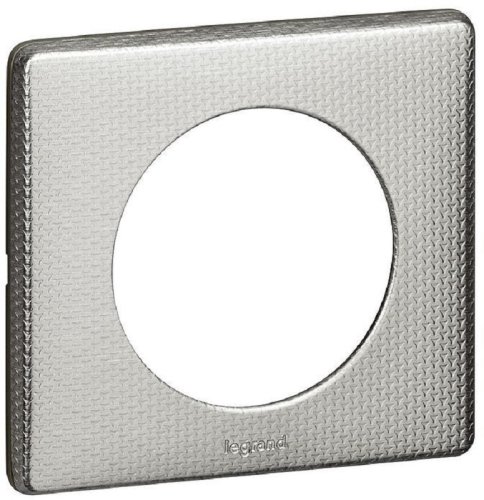 Рамка универсальная Legrand Celiane 1-м. металл сильвер пунктум  картинка